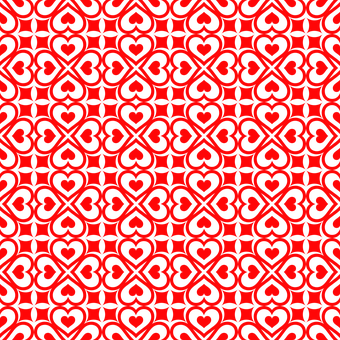 A Red And Black Pattern