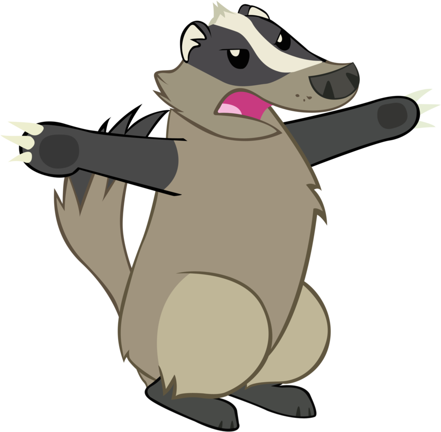 Cartoon Animal With Arms Out