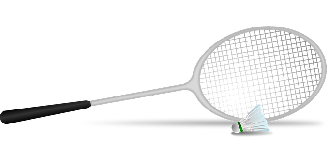 A Racket And A Shuttlecock