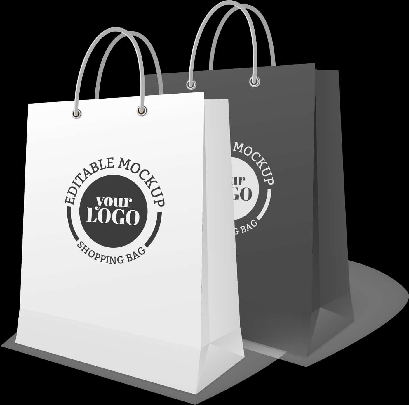 Bag Shopping Transprent - Mockup Tote Bag Paper, Hd Png Download
