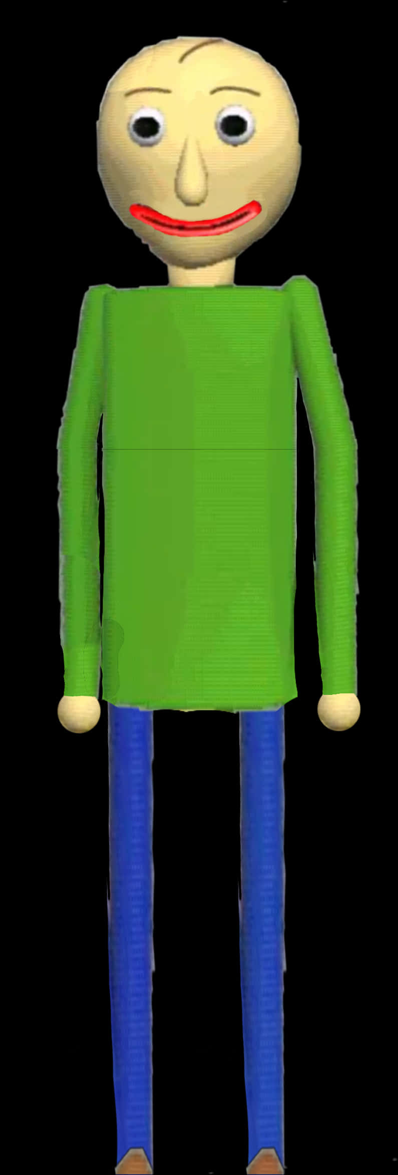 A Green And Blue Doll