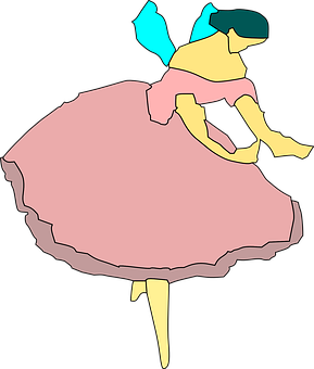 A Woman In A Pink Dress