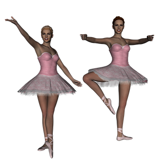 A Woman In A Tutu And Ballet Shoes
