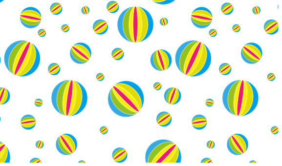 A Pattern Of Colorful Balls