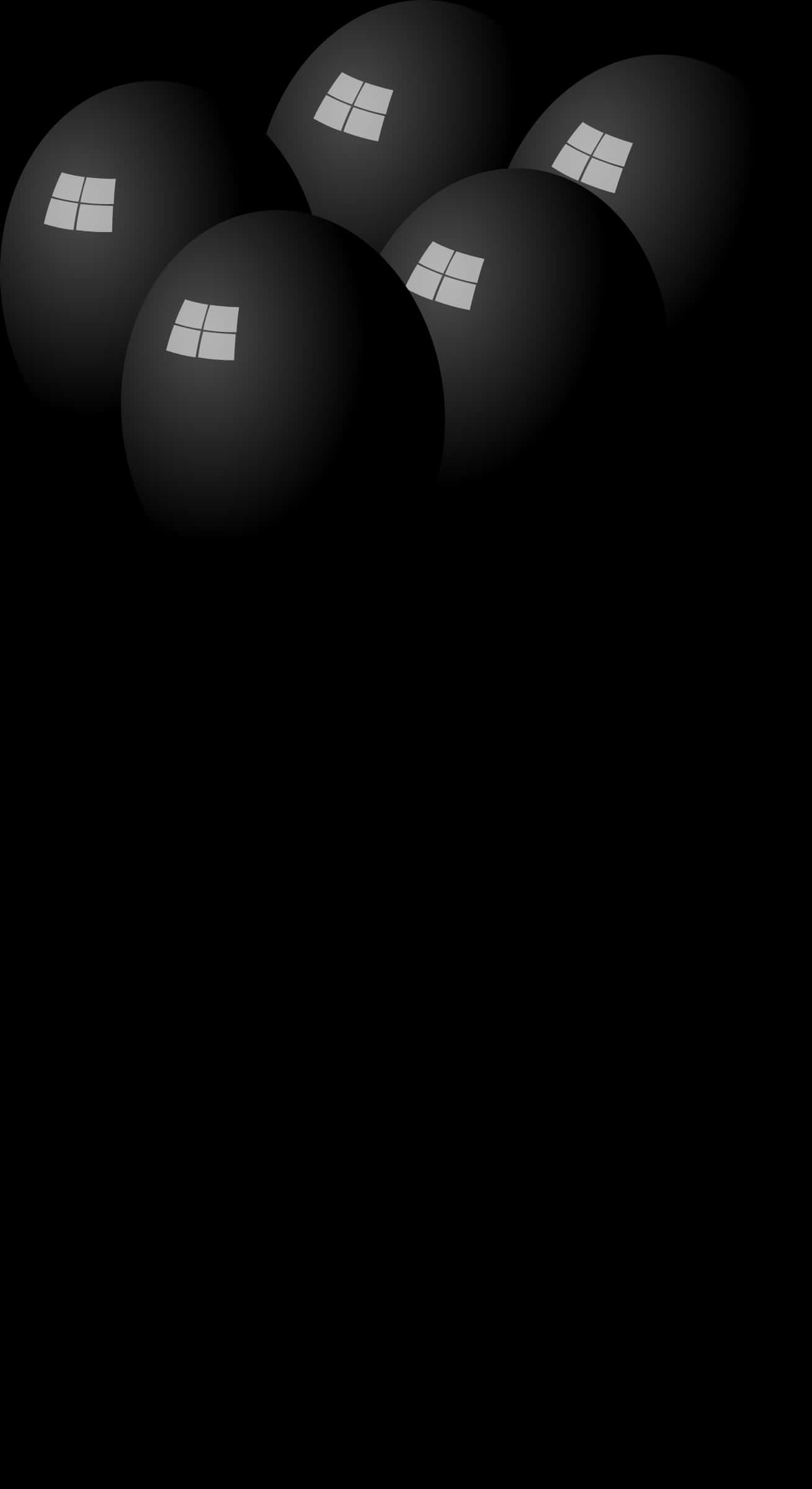 A Black Background With Black Objects