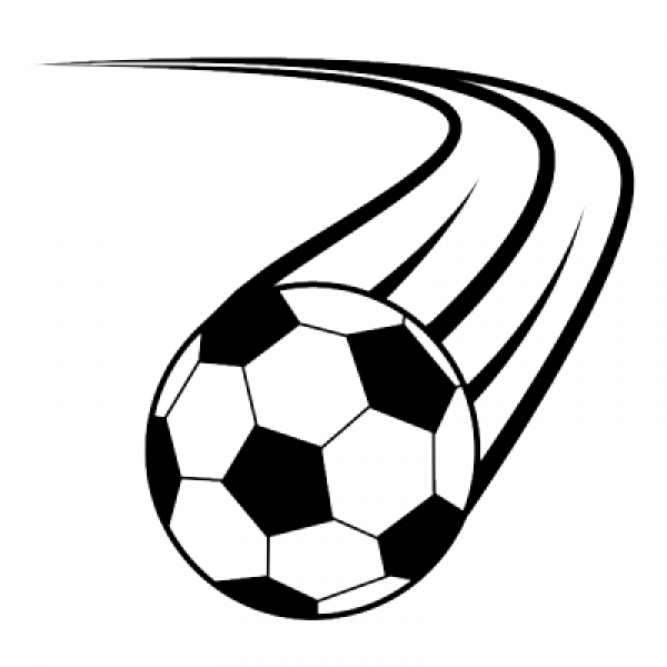 A Football Ball Flying Through The Air
