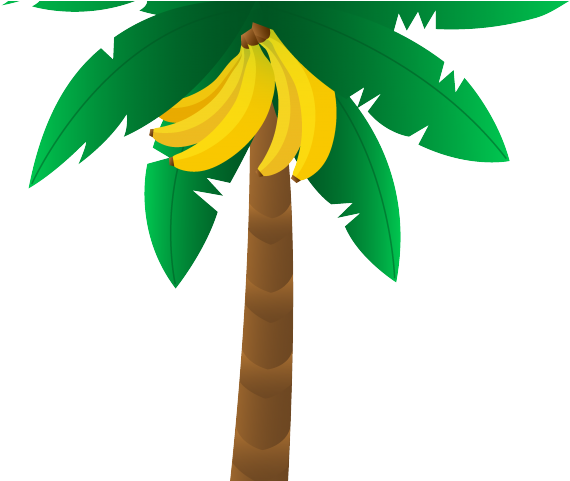 Healthy Banana Tree Vector Art