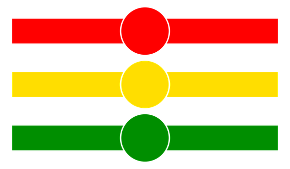A Red Yellow And Green Traffic Lights
