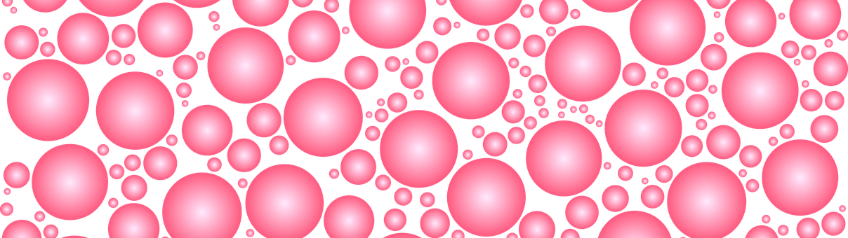A Group Of Pink Circles On A Black Background