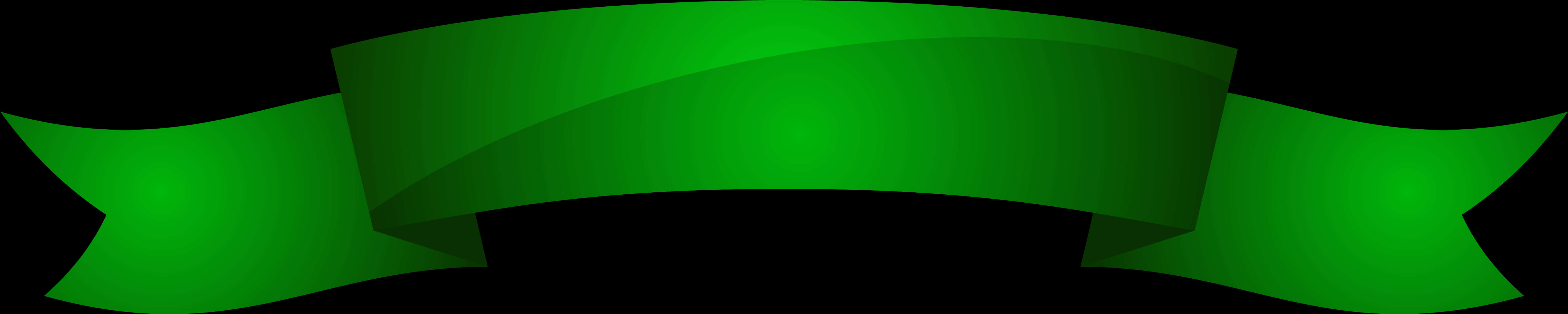 Banner Ribbon Green