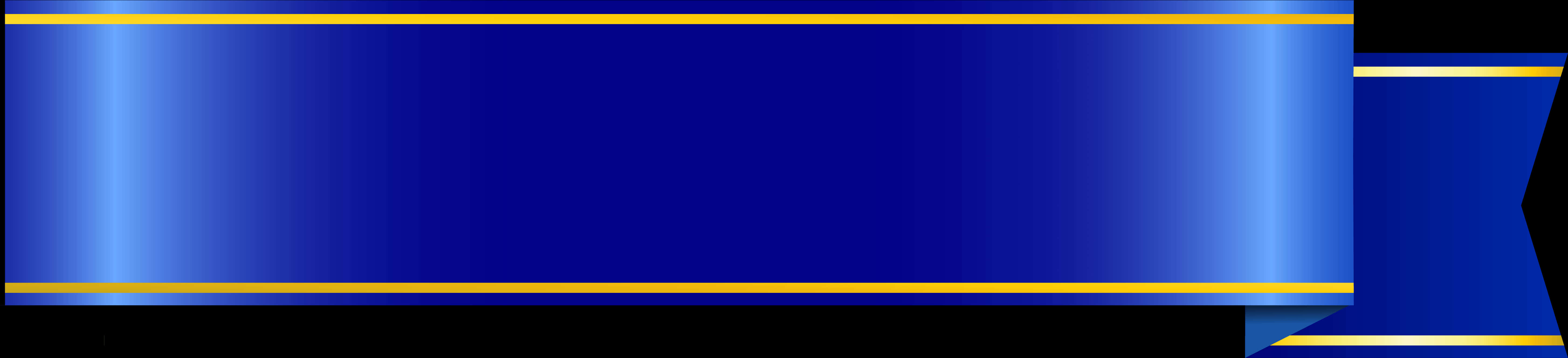 Banner Ribbon Royal Blue