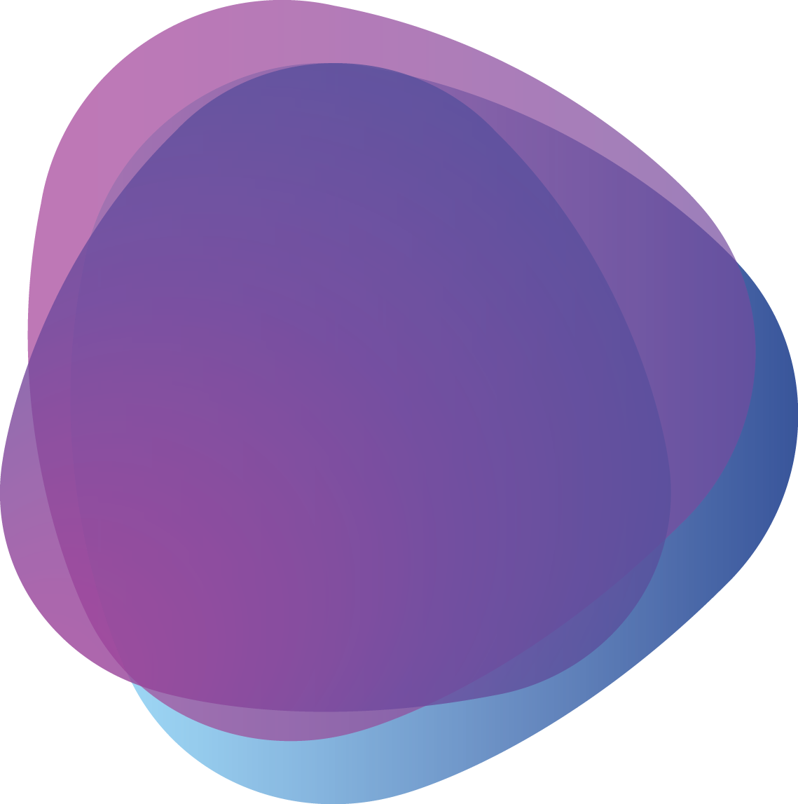 A Purple And Blue Rounded Shapes