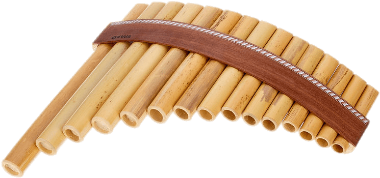 A Pan Flute With A Band