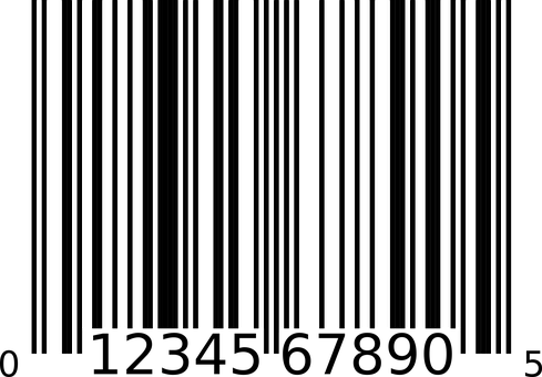 A Barcode With Black And White Stripes