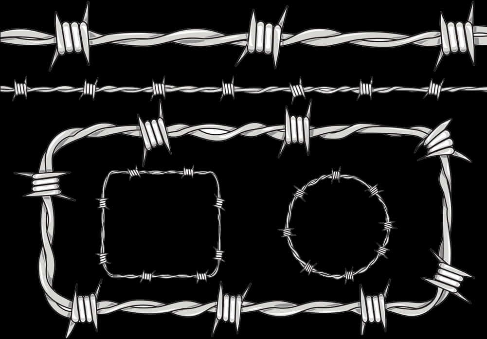 A Set Of Barbed Wire