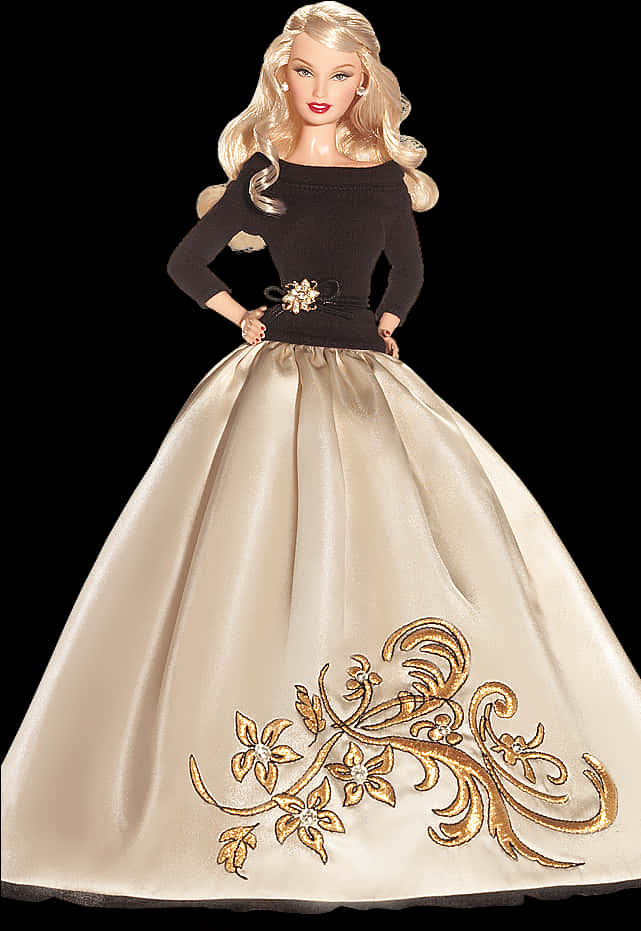 A Doll In A Long Dress