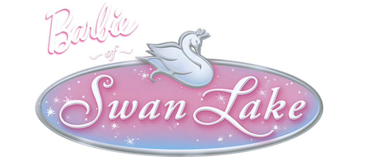 A White Swan On A Pink And Blue Oval Sign