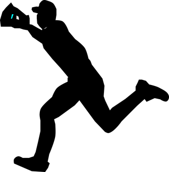 A Black Background With A Blue Line