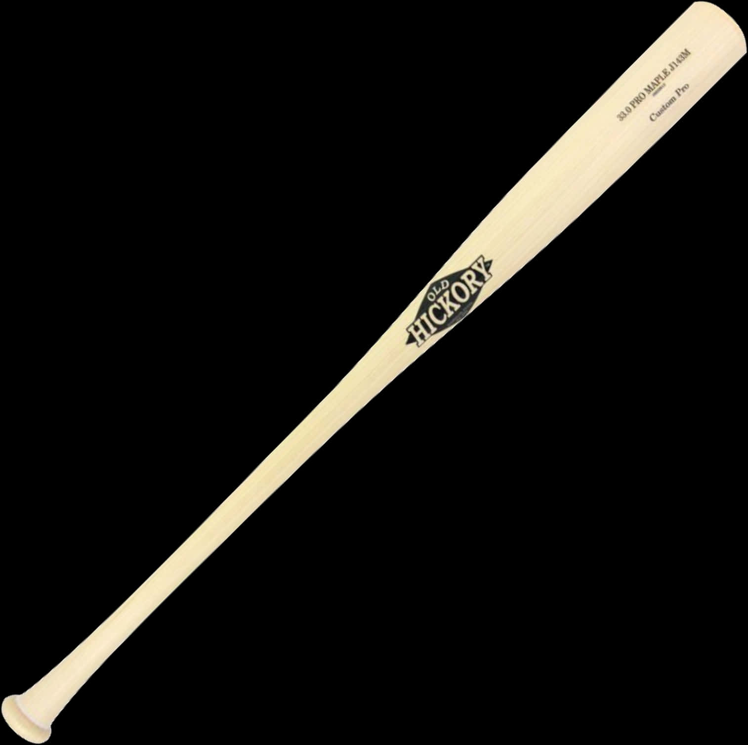 A Baseball Bat On A Black Background