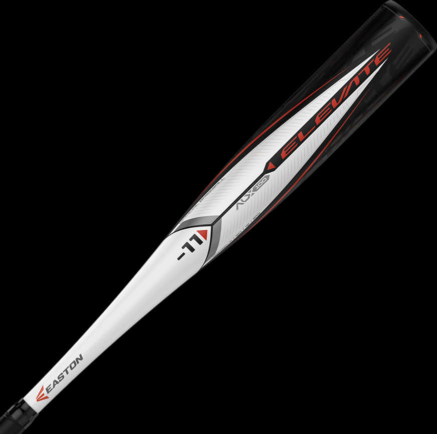 A Black And White Baseball Bat