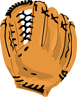 A Baseball Glove With Stitches On It
