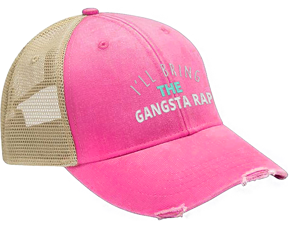 A Pink And Tan Hat