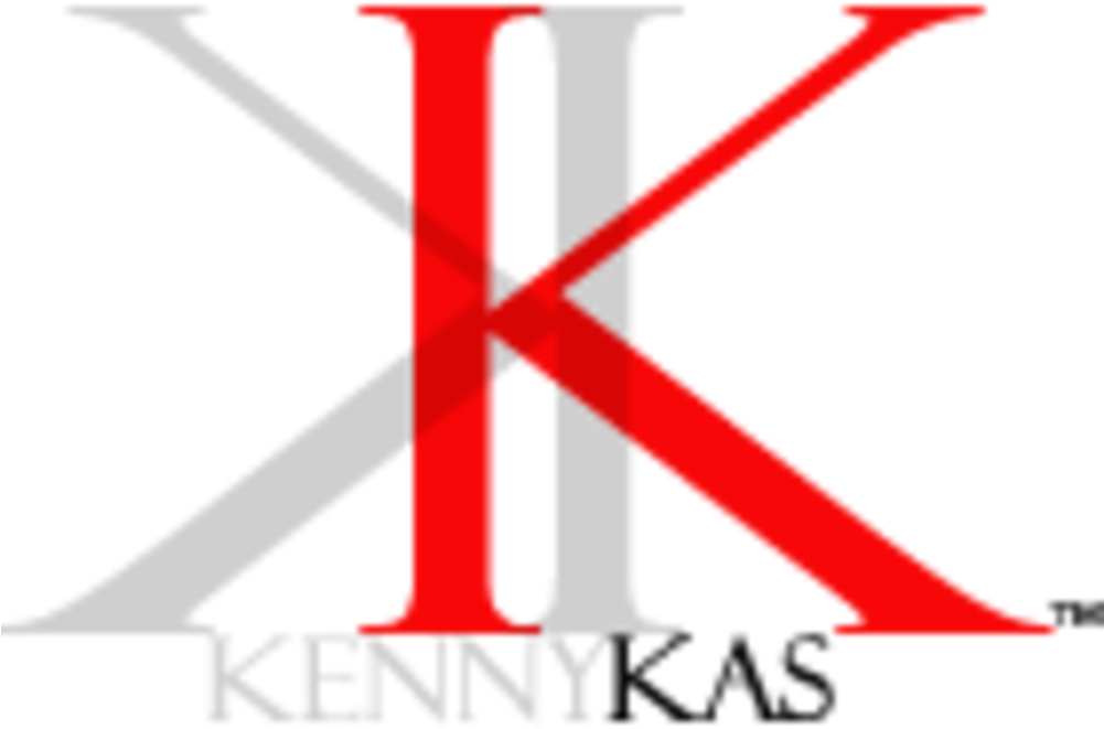 A Red Letter K On A Black Background