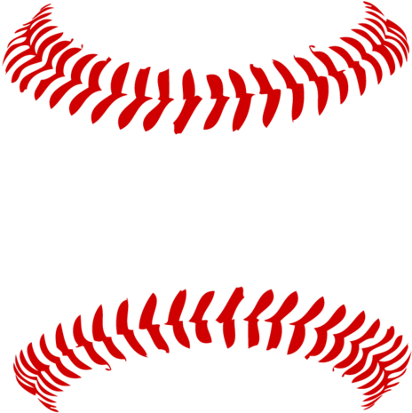 A Red And Black Baseball Laces