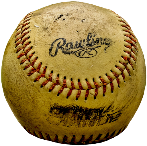 A Close Up Of A Baseball