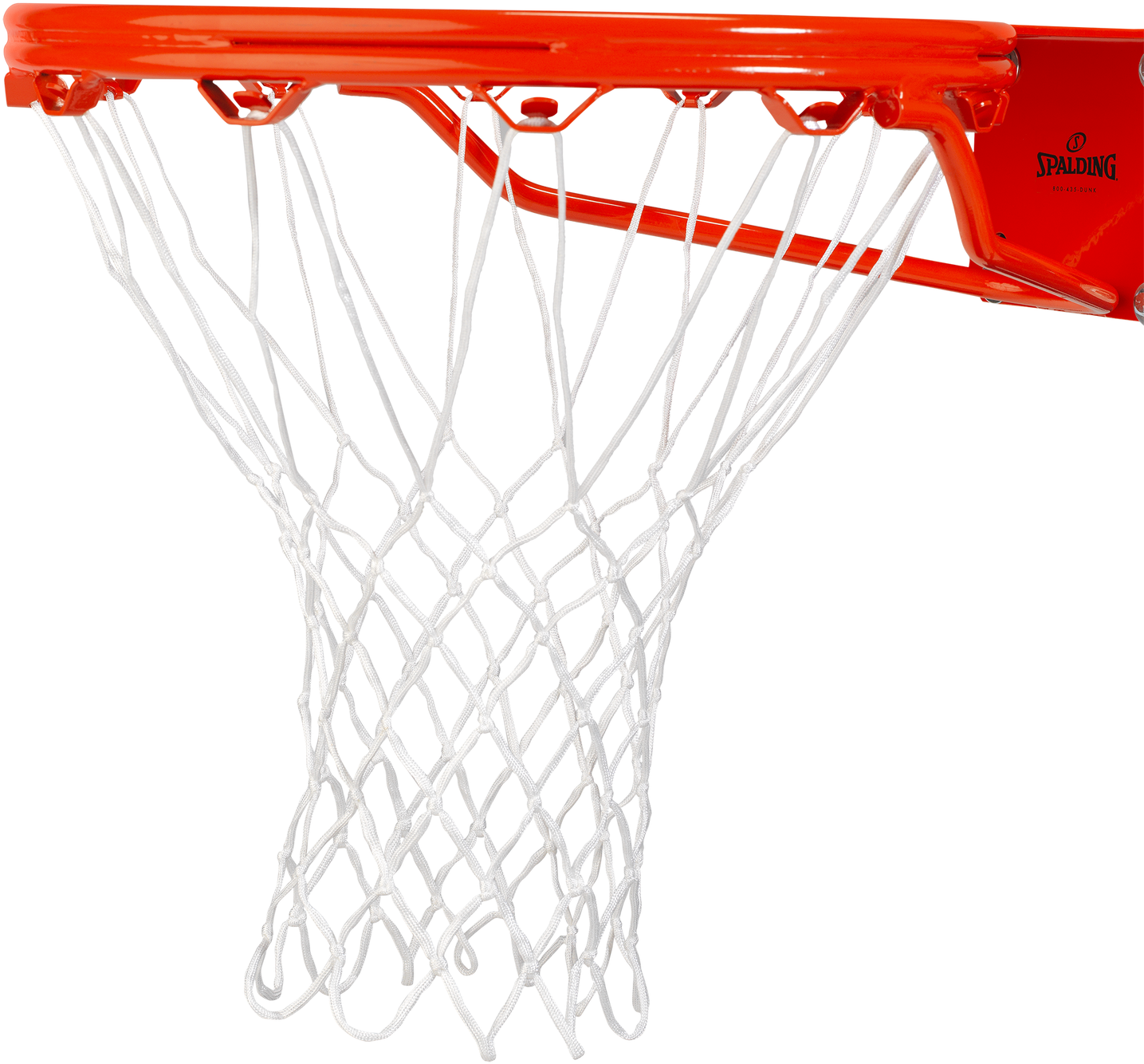 A Basketball Hoop With White Net