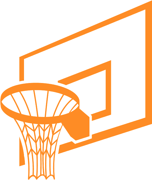 A Basketball Hoop And Net