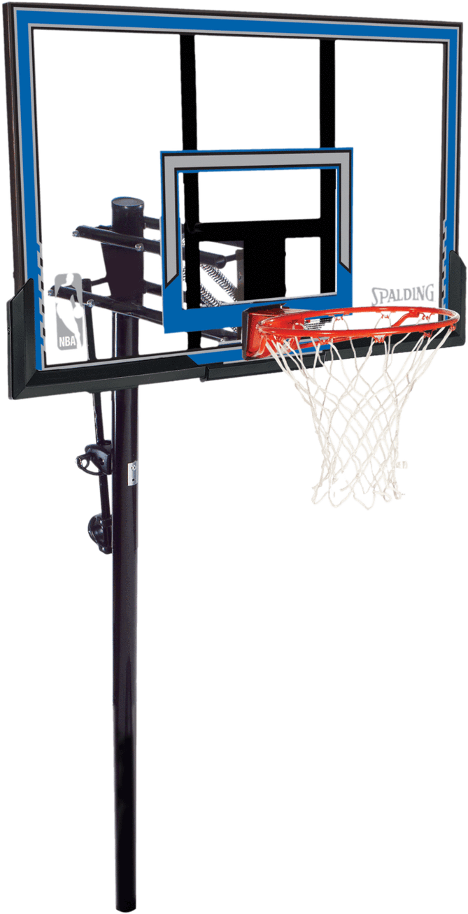A Basketball Hoop With A Net