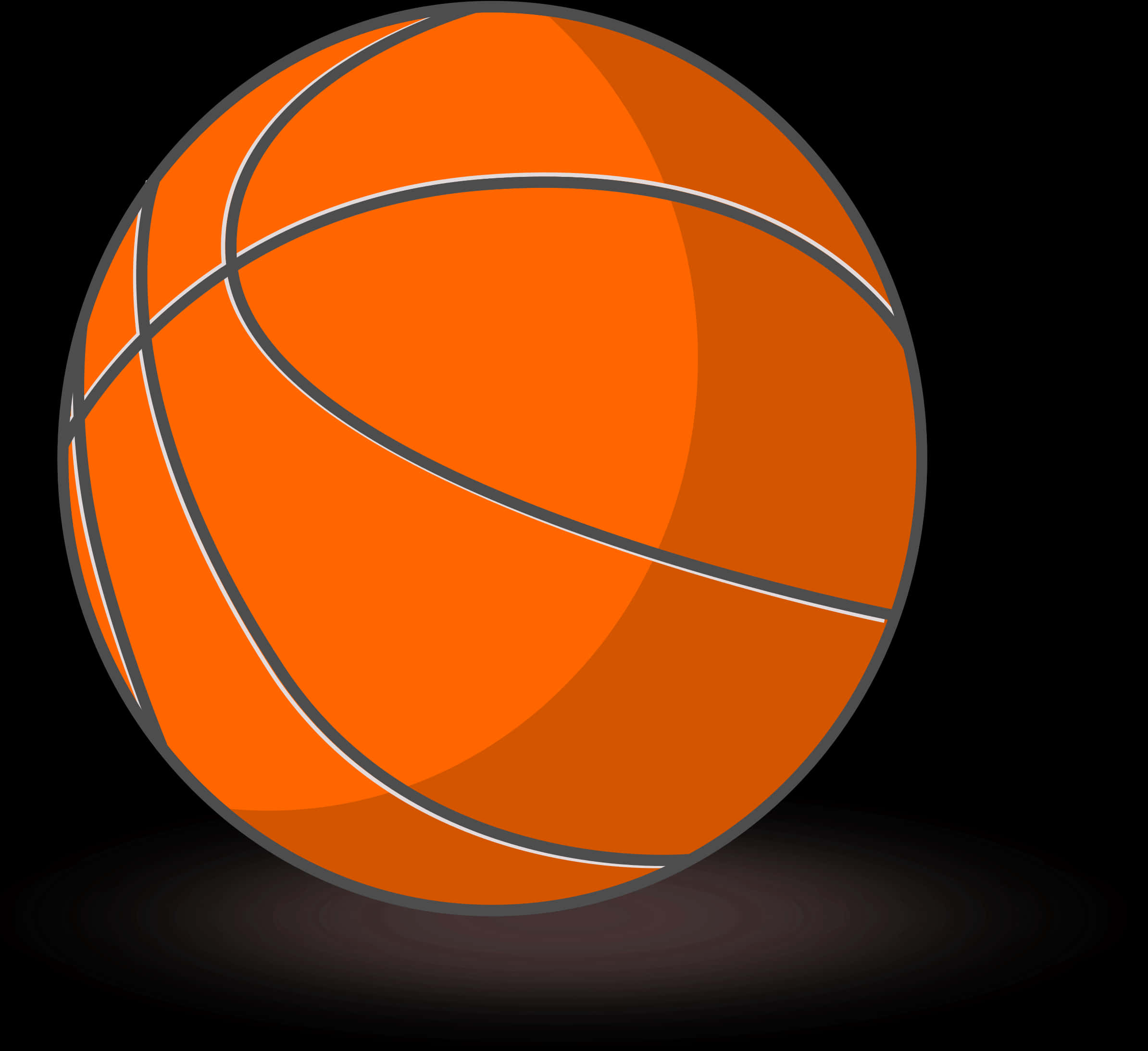 A Close Up Of A Basketball