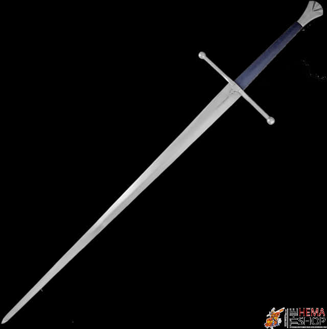 A Sword With A Blue Handle