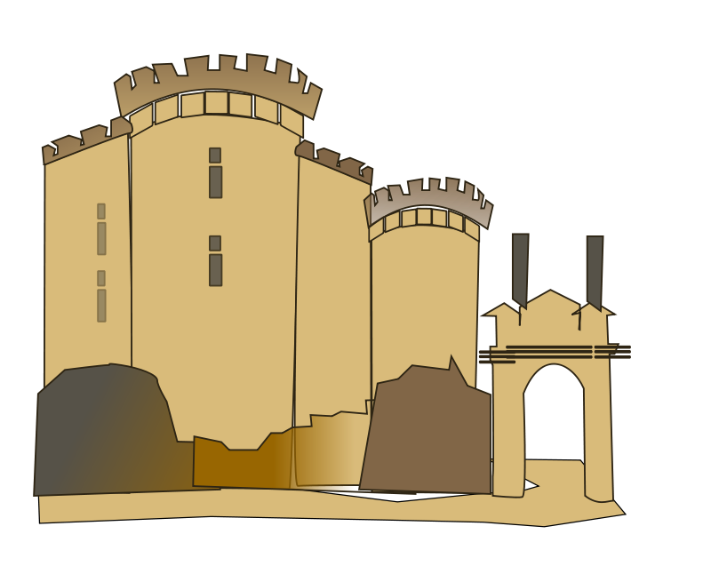 A Castle With A Gate