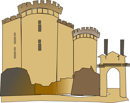 A Castle With A Gate