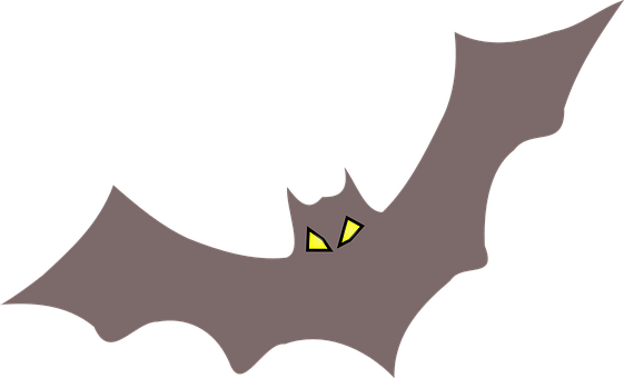 A Bat With Yellow Eyes
