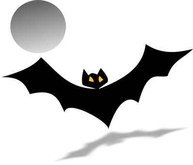 A Cat With Yellow Eyes In The Dark