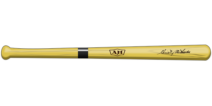 A Yellow Baseball Bat
