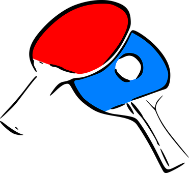 A Blue And Red Fish With A White Circle