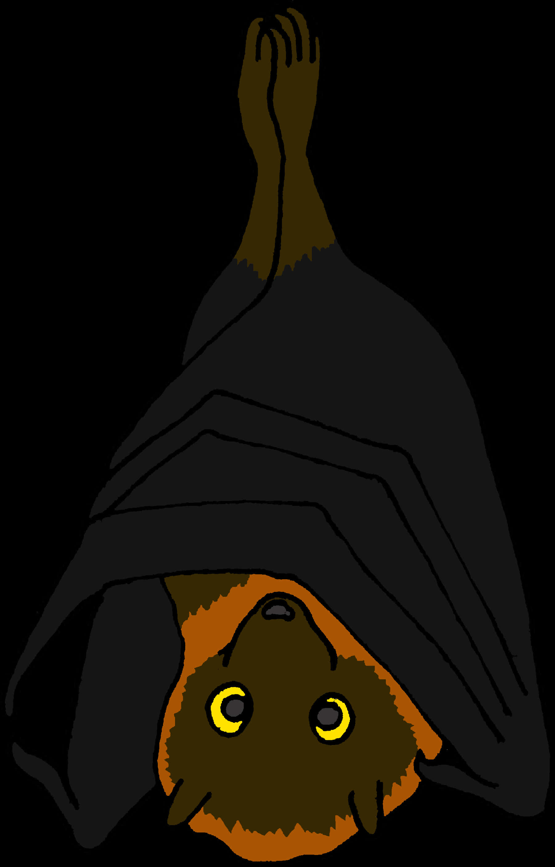 A Bat In A Black Robe