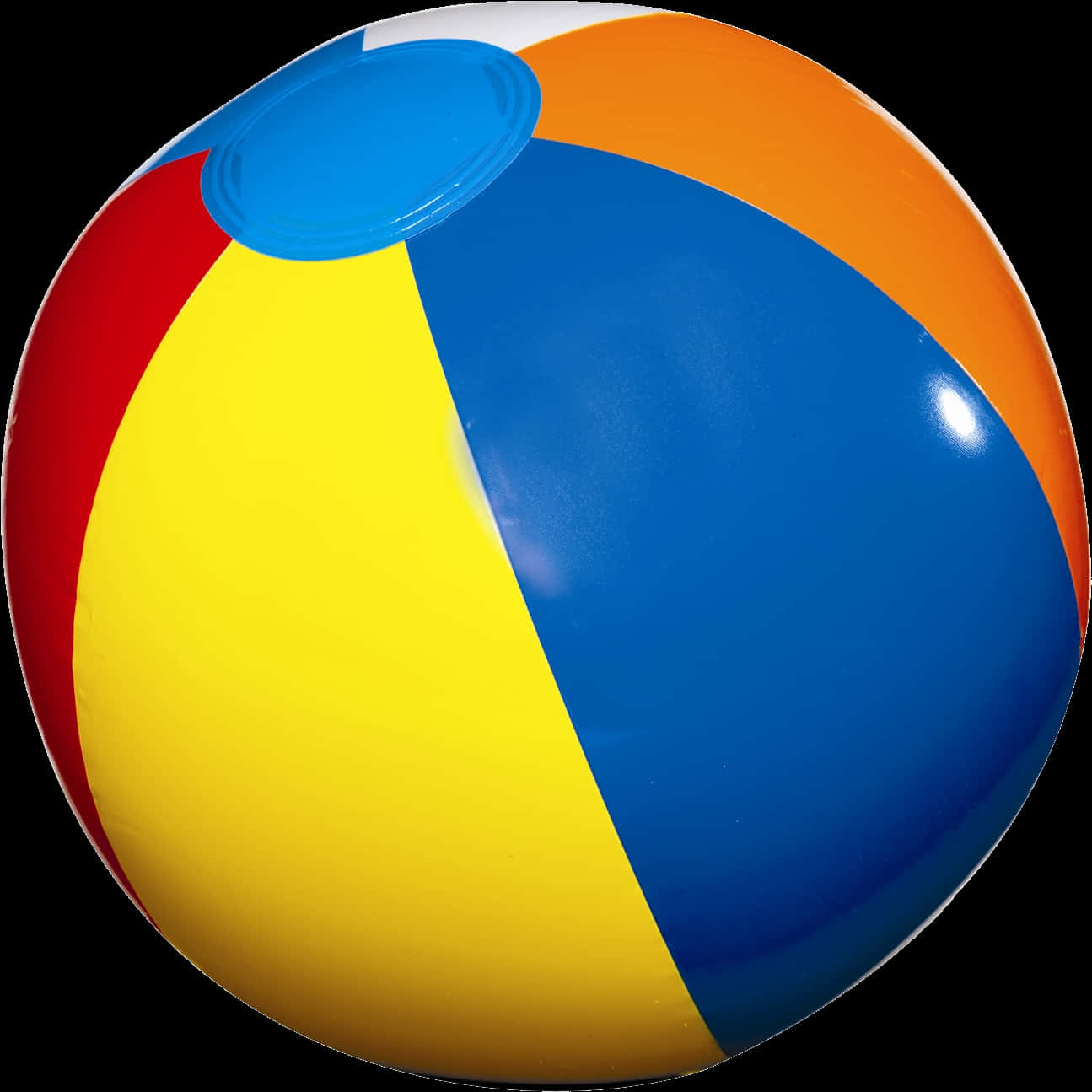 A Multicolored Beach Ball
