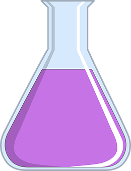 A Purple Liquid In A Beaker