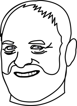 A Black Background With A Face And Teeth