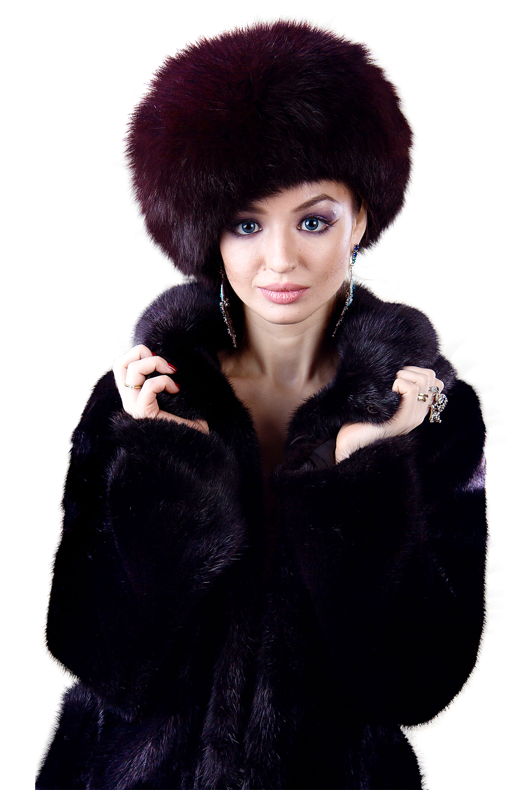 A Woman In A Fur Coat