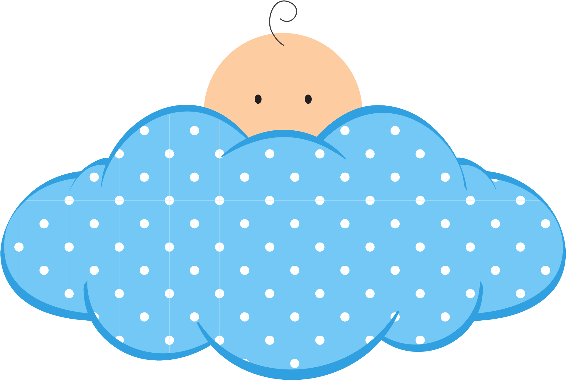 A Baby In A Cloud