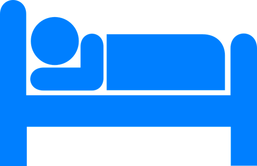 A Blue Logo On A Black Background