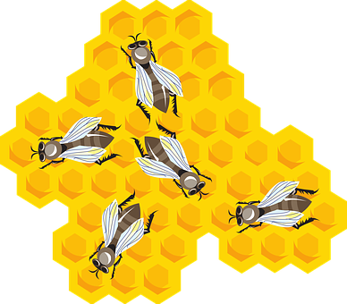 Bees Png 388 X 340