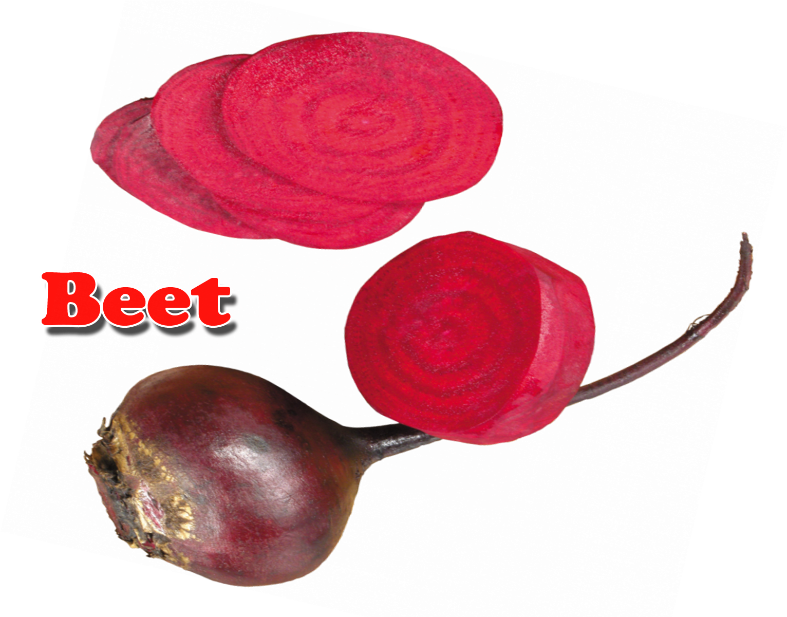 A Beet Sliced And Sliced