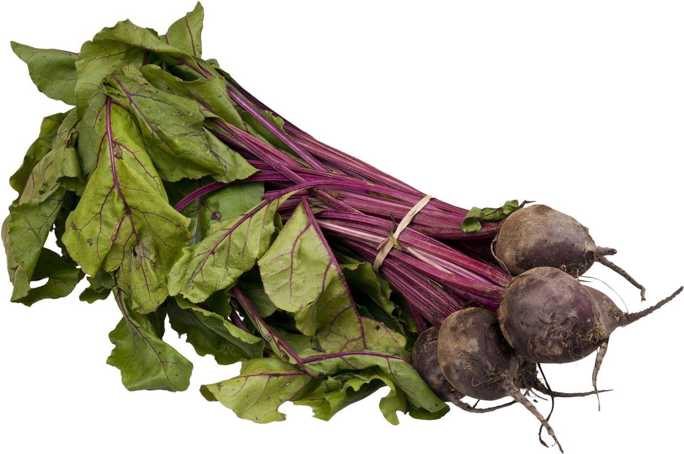 A Bunch Of Beets With Green Leaves